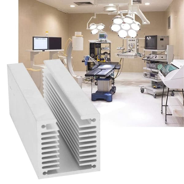 40x40x100 Aluminium Køleplade Varmestyring Til Elektronik CPU Modul LED Lys