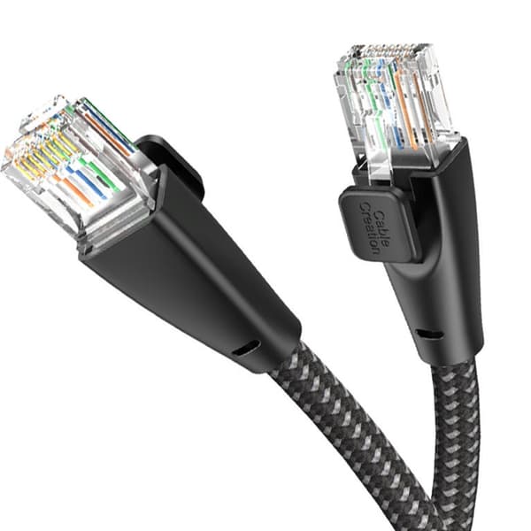 Högflexibel CAT6 Ethernet-kabel 10Gbps Bandbredd Skärmad Design 3m