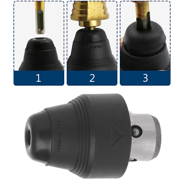 Hållfasthetsfäste SDS Plus Borrchuck för Bosch GBH2-26DFR GBH2-28DFV GBH4-32DFR