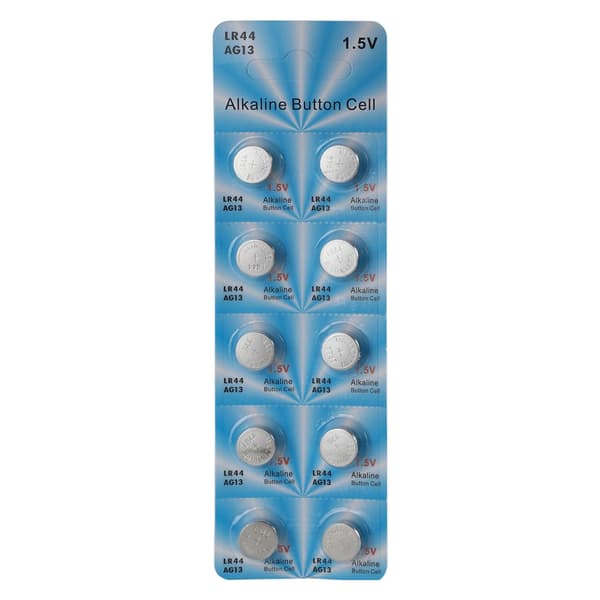 10-pack Knappcellsbatterier AG13 LR44 A76 357 357A LR1154 SR1154 SR44 Hög Energi