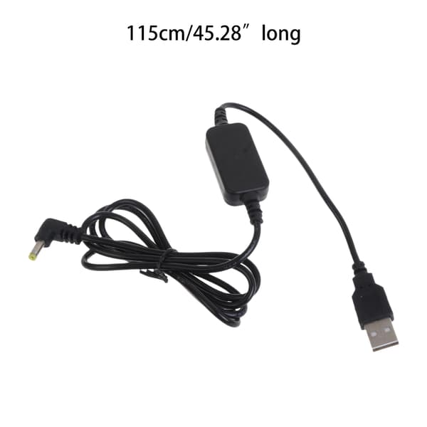 Step UP Modul Adapter USB Omformer Kabel 4.0mm x 1.7mm Plugg DC 5V Til 12V