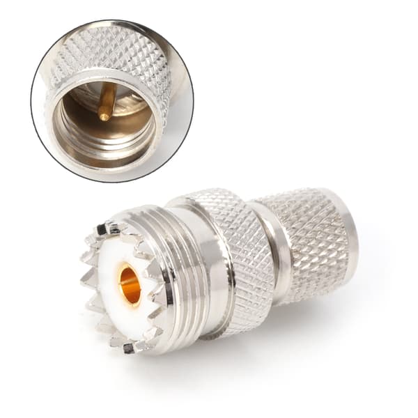 Mini UHF Han til UHF Hun Jack Lige RF Konnektor Koaksial Konverter Adapter