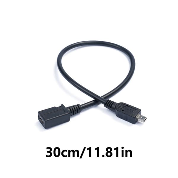 Micro5p USB til Mini USB 8Pin Adapter Sikrer Effektiv Lading og Datasynkronisering for Elektronikk Telefon Datamaskin Kamera