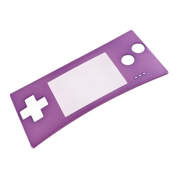 Erstatningsfrontkabinet til skal til etui til Game Boy Micro til GBM-spilkonsol Front Faceplate Cover til etui Repa Gold