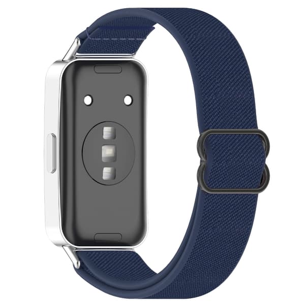 Nylon elastisk strikket urrem til Band 10 9 8 armbånd Black