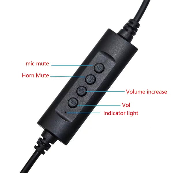 USB-QD Headset-kabel Headset Hurtigkoblingsledning Adapter Trainer-kabel