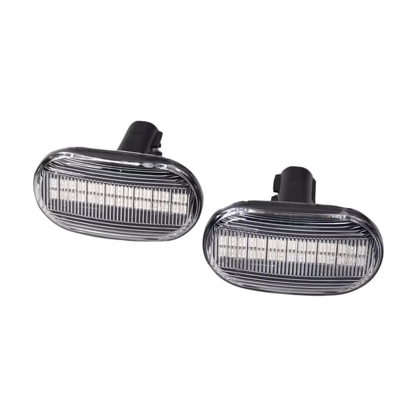 Høy synlighet røkte blinklys med avansert LED-belysning Direkte passform Dynamiske LED-lys for Jimny 1999 til 2019 Transparent shell