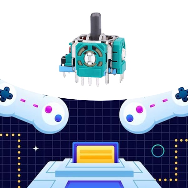 3D-joystick med justerbar resistor, tumstick-lock, skruvmejsel, passar Playstation 5