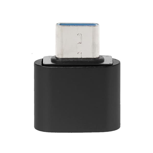 USB C - USB 2.0 -sovitin USB-C (uros) - USB 2.0 (naaras) -liitinlaite Black
