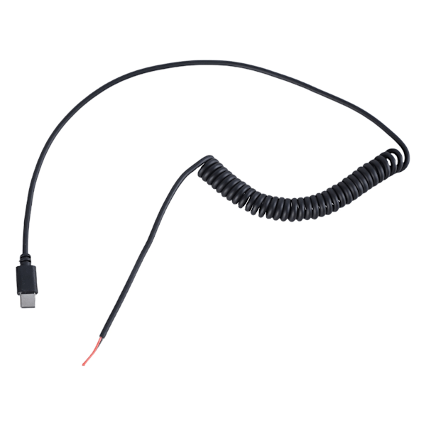 USB C Strömkabel, 5V Blank Tråd Anslutning USB C Hane 2Pin Pigtail Kabel För Konsumentelektronik, Typ C Sladd