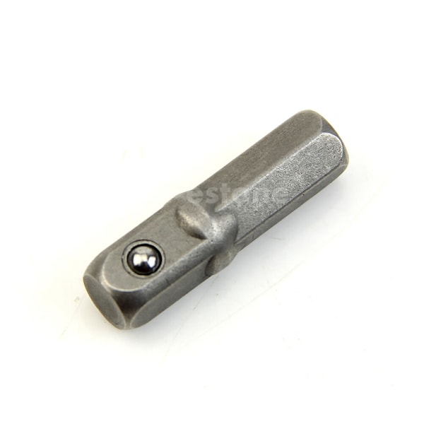 1/4\" Borrbitshållare med Hex-fäste, Adapter för Skiftnyckel, Förlängning