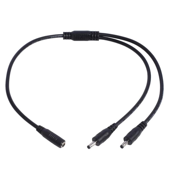 3,5 mm x 1,35 mm DC-fatplugg-splitteradapterkabel for ansiktsrensere LED null - One point two