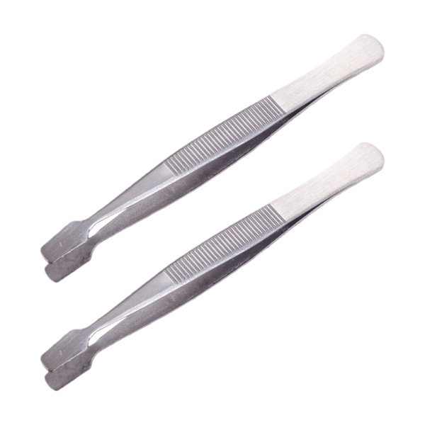Stämpeltångar i Rostfritt Stål, Raka Precisionsverktyg för Frimärken, Hobbyverktyg, 10,5 cm/4,1 tum Lång