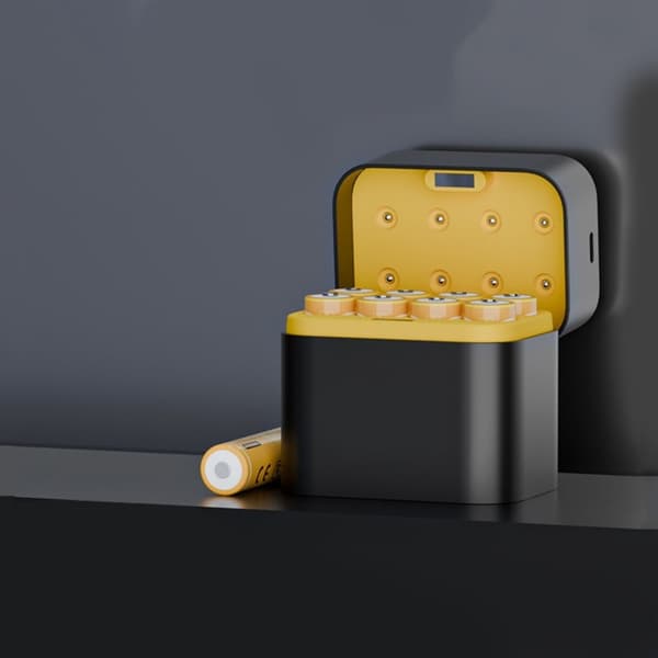 Oppladbare 2A Litiumbatterier Hurtiglader IP68 Vanntett null - Separate charger