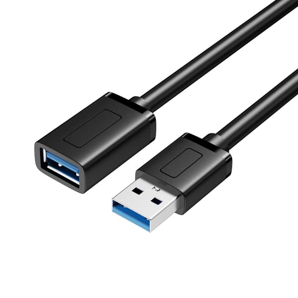 USB3.0 forlængerkabel han til hun dataoverførsel til mus, tilbehør til bærbar computer 50cm - 127