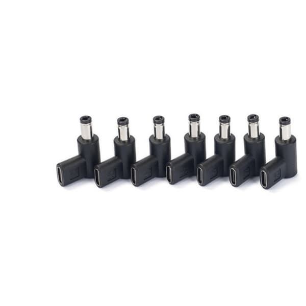 Typ C till 5.5x2.1mm 5.5x2.5mm Laddningsadapter för Routers Laptop Högtalare Modem 5.5x2.1mm 9V