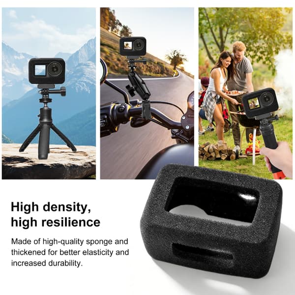 Stötsäker Ljudisolerande Vaddering för Action 6 Bärbara Videoinspelningssystem 2pcs
