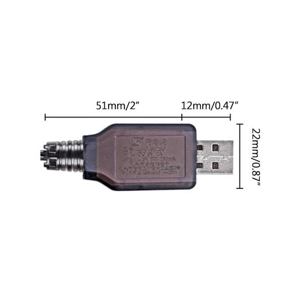 Intelligent 4.8V 200mA Snabbladdare för NiMh/NiCd Batteri Elektriska Leksaker Laddare Black