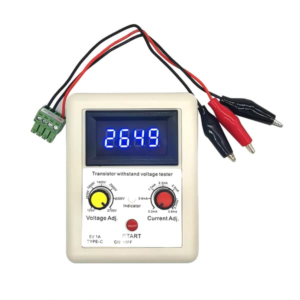 Højpræcisions Transistor Tester Multifunktionel Digital Display Dioder Triode Kapacitansmåler