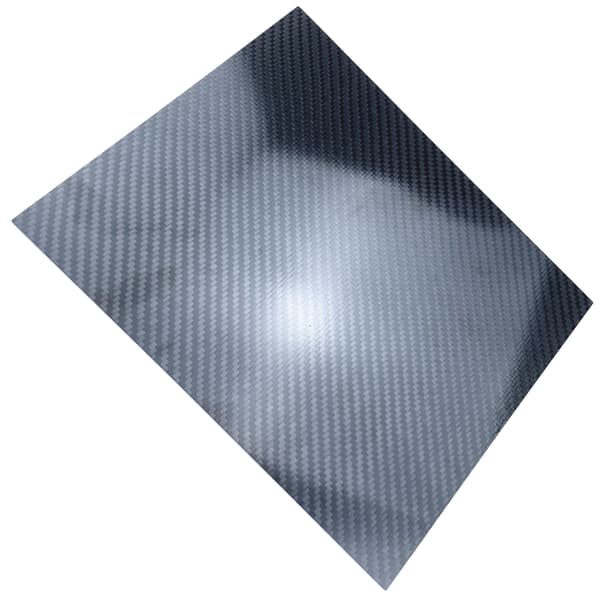 3K Hög Hårdhet Kolfiberplatta 200x250mm Kolpanel 1/2/3MM Tjock Glansig