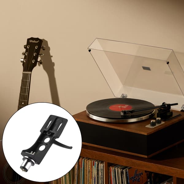 4-benet metalpatronmontering Patron Headshell Holder Opgraderer Auditive Opsætninger Black