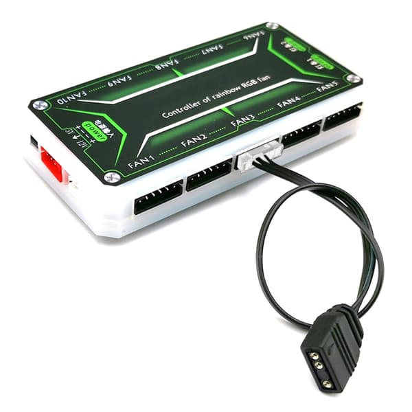 Fan Controller Adapterkabel 5V ARGB 3-pin til 6-pin/4-pin Konverter til Coolmoon 6pin