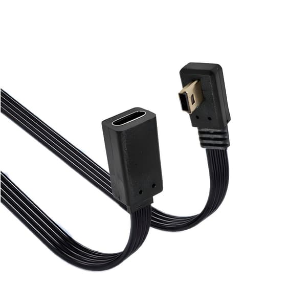 10cm/20cm Lang Type C Hun til Mini USB Han Adapterkabel Data Synkroniseringskabel til Smartphones Tablets og Andre Gadgets 10cm CF to V3DO