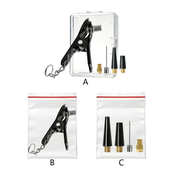 Luftpumpadapter för AV DV-däck med tätningsbricka däckventilanslutning null - 4Pcs