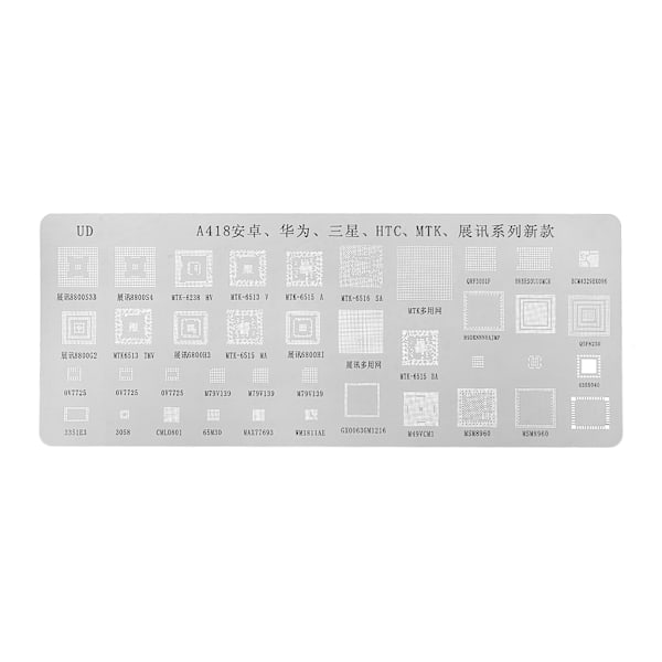 3 st Universal BGA-omlödningsmallar Kit för MTK för HTC för Huawei Android