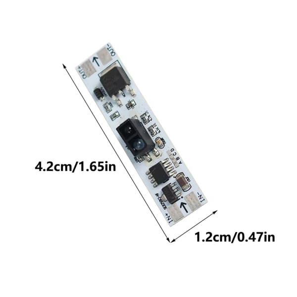 Infrarød Håndbevægelses Sensor Modul 6 Tilstande Detektion 30mm til 80mm DC5V-24V 1pc