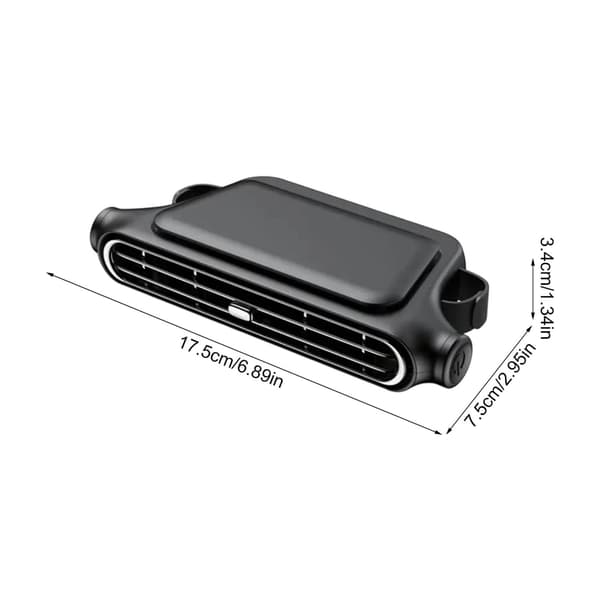 Kraftfull 5V USB Bilfläkt 3 Justerbara Hastigheter För Snabb Kyleffekt null - Power supply