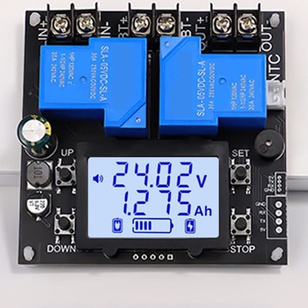 Batteriskyddsmodul 10V-110V LCD-display Automatisk spänningsbrytare