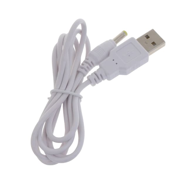 USB til DC-kabel USB hann til DC 4.0x1.7mm 5 Volt tønneplugg strømkabeladapter 1m
