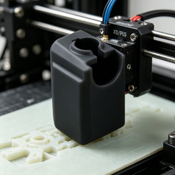 Plastprinter Hotend Dyseafdækning til Lab X1 P1S 3D-printere Reducerer Spild 6pcs