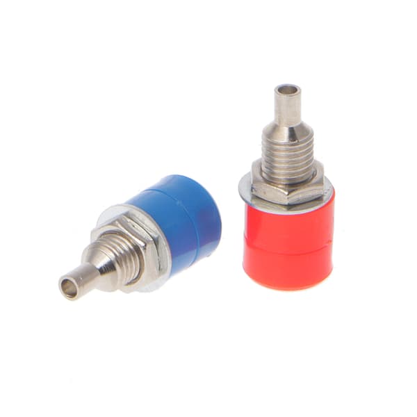10 stk. 5 Farver 4mm Hun Bananstik Stikforbindelse Bindingsstolpe o Termin