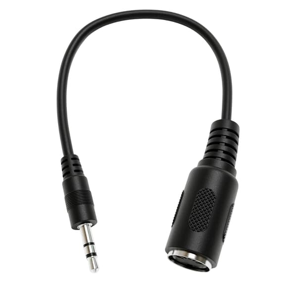 Professionelt 3,5 mm til Din 5-bens lydkabel Fleksibel adapterforbindelse