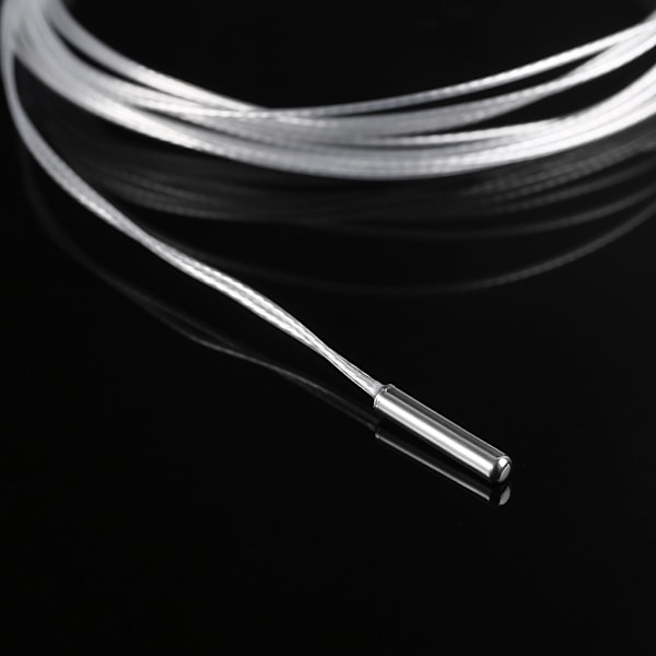 PT1000 Sonda 3mmx10mm Platinmotstånd RTD-sensor 2 Meter Tvåtråds FEP-kabel