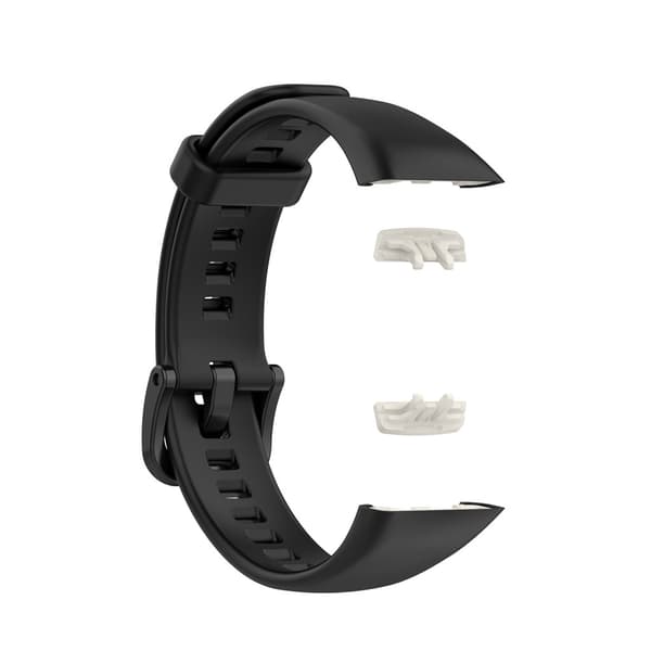 Smartwatch Silikon Armband Andningsbart Svettresistent för Honor Band 6 Black