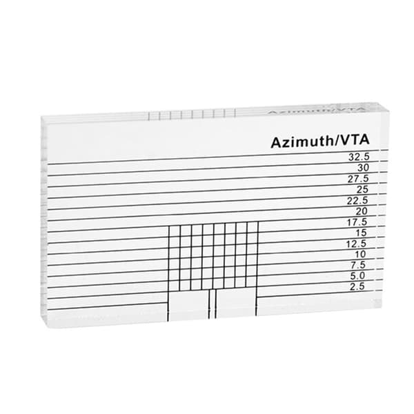 Levysoittimen mittaustyökalu Phono Tonearm Ruler Alignment Azimuthal Meter