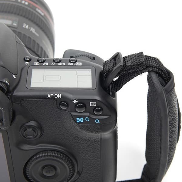 Blødt håndgreb justerbar læder håndledsrem til DSLR og spejlløse kameraer Håndrem Greb Quick-Release håndledsbælte