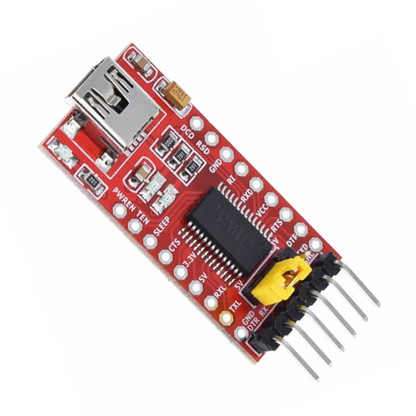 FT232RL USB 3.3V 5.5V til TTL seriell adaptermodul for Arduino Mini-porter