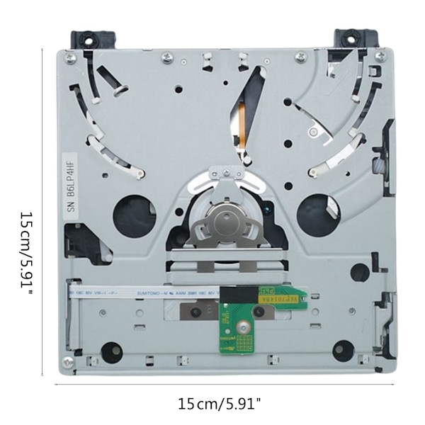Drivrut - CD-enhetsersättning DVD-ROM-enhet Dubbel-IC-skivreparation Del för Wii