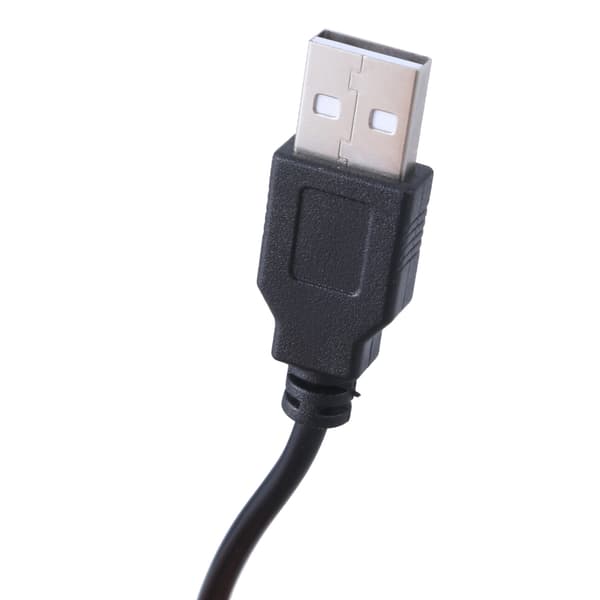 USB til 5.5x2.1mm Ladekabel med Bryterknapp Støtte 5V3A Lading