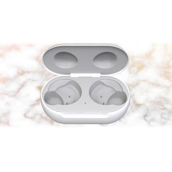 Erstatningsoplader til etui, vugge, dock, bæretaske til Galaxy Buds White
