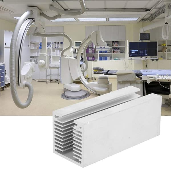 40x40x100 Aluminium Køleplade Varmestyring Til Elektronik CPU Modul LED Lys
