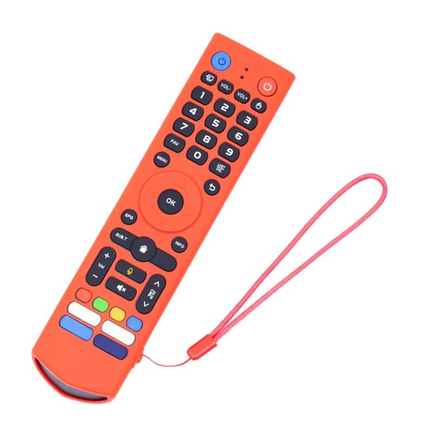Slitesterkt silikondeksel til VSEEBOX /V5/V7Pro fjernkontroll Red