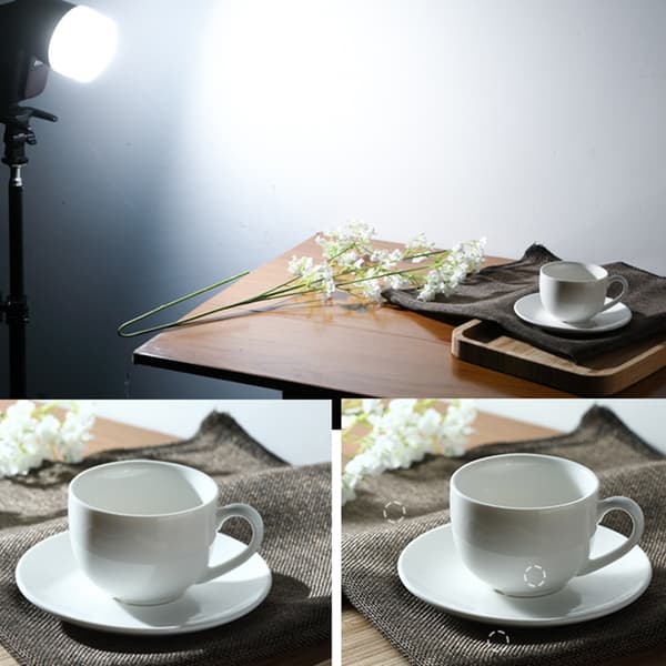 Til AD100 Pro AD200 AD200 Pro Kamera Speedlite Soft Box Diffuser Tilbehør White