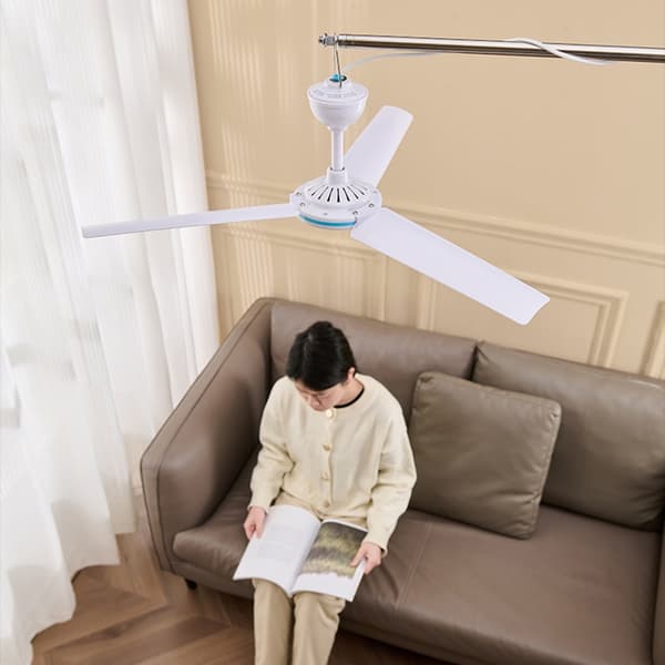 220V 12W Loftventilator 27,5 tommer Kølende Elektrisk Ventilator med Afbrydere til Rum White