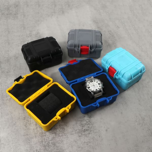 Skyddande Klockbox Vattentät Klockförvaringslåda ABS-Material Yellow