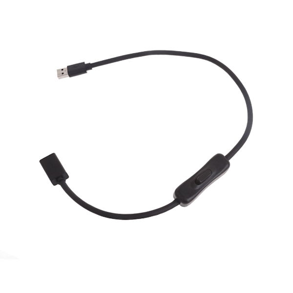 USB3.0 Förlängningskabel med Strömbrytare, Stöder Dataöverföring & Strömförsörjning